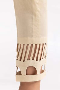 UAE -Beige Cambric Fashion Trousers TR-22-20