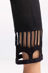 UAE -Black Cambric Fashion Trousers TR-22-20
