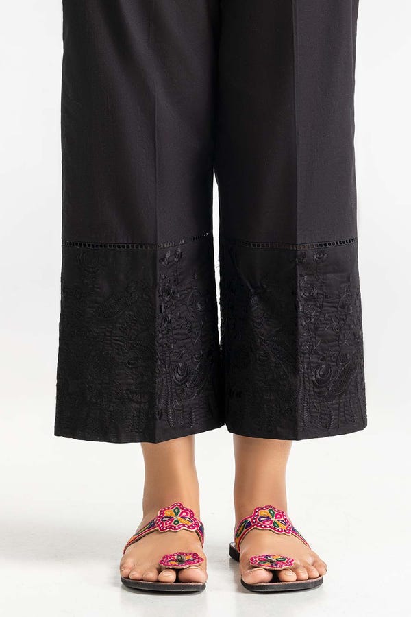 UAE -Dyed Cambric Embroidered Trouser TR-24-14