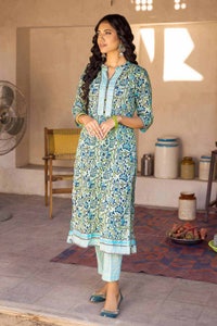 UAE -2PC Lawn Unstitched Printed Shirt Trousers Suit TL-32027 B