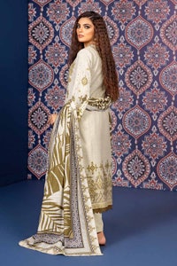 UAE -3PC Khaddar Printed Unstitched Suit K-32014