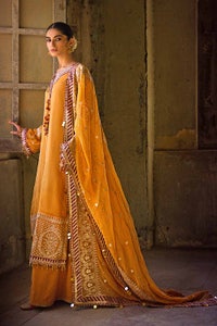 UAE -3PC Embroidered Chiffon Unstitched Suit with Zari and Sequence FE-32097