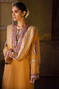 UAE -3PC Embroidered Chiffon Unstitched Suit with Zari and Sequence FE-32097