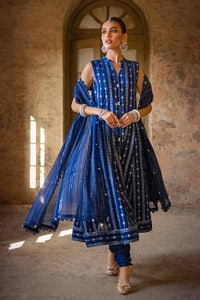 UAE -3PC Jacquard Printed Unstitched Suit FE-32085