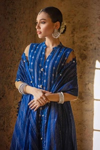 UAE -3PC Jacquard Printed Unstitched Suit FE-32085