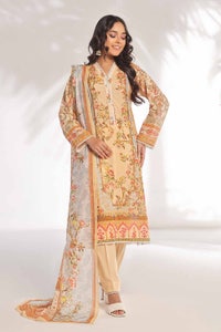 UAE -3 Piece Unstitched Printed Lawn Suit CLP-32323