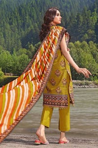 UAE -3PC Printed Khaddar Unstitched Suit K-32046 A