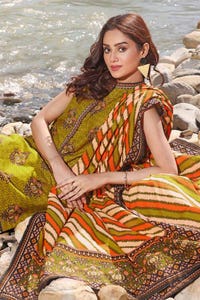 UAE -3PC Printed Khaddar Unstitched Suit K-32046 A