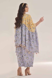 UAE -Unstitched Gold Printed Lawn Shirt SL-42035 A