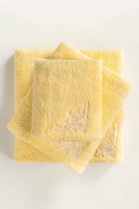 UAE -Vanilla Combed Embroidered 3 Pcs Towel Set