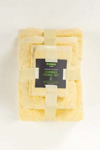 UAE -Vanilla Combed 6 Pcs Towel Set