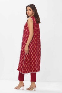 UAE -1 Piece Unstitched Printed Linen Shirt VS-42001