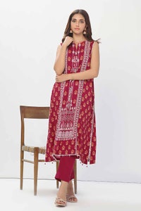 UAE -1 Piece Unstitched Printed Linen Shirt VS-42001