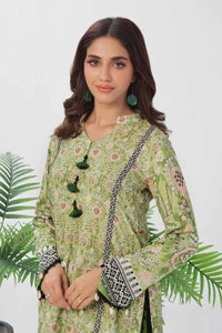UAE -1 Piece Unstitched Printed Linen Shirt VS-42003
