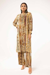 UAE -2 Piece Unstitched Printed Linen Suit VT-42007
