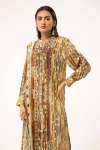 UAE -2 Piece Unstitched Printed Linen Suit VT-42007
