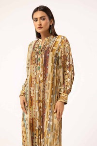 UAE -2 Piece Unstitched Printed Linen Suit VT-42007
