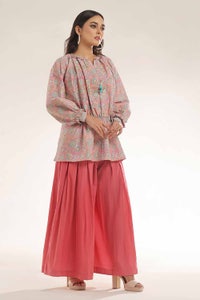 UAE -Unstitched Gold Printed Lawn Shirt SL-42034 A