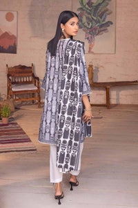 UAE -3PC Lawn Printed Unstitched Suit CL-32401 A