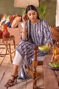 UAE -3PC Lawn Printed Unstitched Suit CL-32401 A