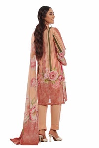 UAE -3 Piece Unstitched Printed Lawn Suit CLP-42174