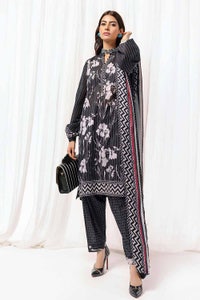 UAE -3PC Lawn Printed Unstitched Suit CL-32456