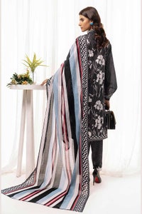 UAE -3PC Lawn Printed Unstitched Suit CL-32456