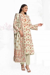 UAE -3 Piece Unstitched Printed Lawn Suit CLP-42008