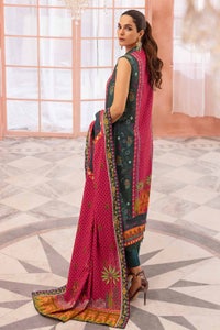 UAE -3PC Khaddar Digital Printed Unstitched Suit K-32004