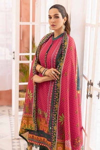 UAE -3PC Khaddar Digital Printed Unstitched Suit K-32004