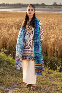 UAE -3PC Unstitched Printed Lawn Suit CL-42237