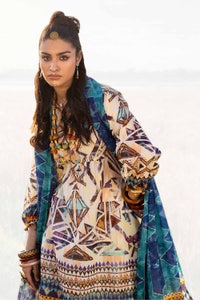 UAE -3PC Unstitched Printed Lawn Suit CL-42237
