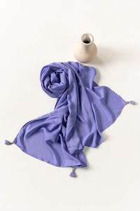 UAE -Light Purple Blended Solid Scarf WG-SCF-23-102