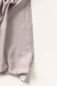UAE -Light Grey Blended Solid Scarf WG-SCF-23-108
