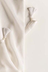 UAE -White Blended Solid Scarf WG-SCF-23-109