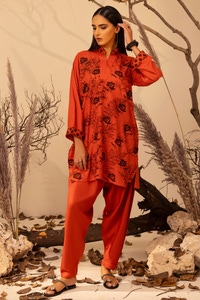 UAE -Acrylic Embroidered Shirt And Trouser WGK-ACW-DE-3236