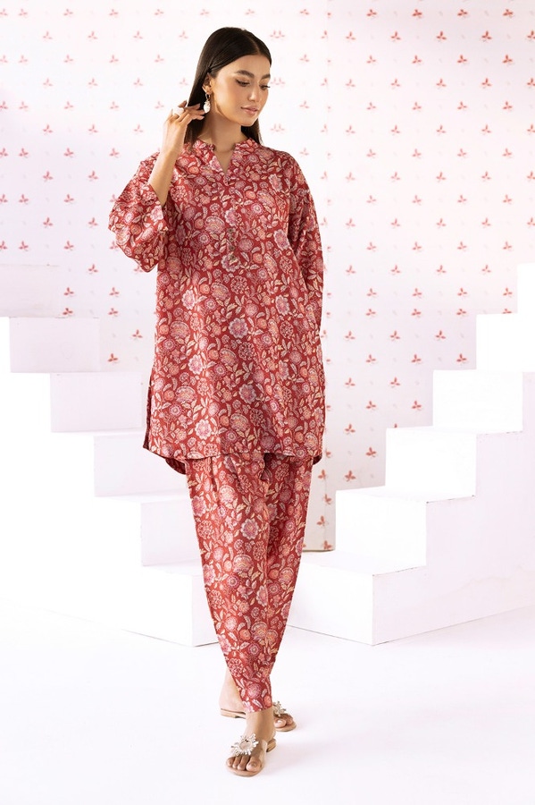 UAE -Ayudia Khaddar Printed Shirt And Trouser WGK-AYW-DP-3195