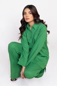 UAE -Studio Collection Dyed Shirt And Trouser WGK-CGS-DY-2203