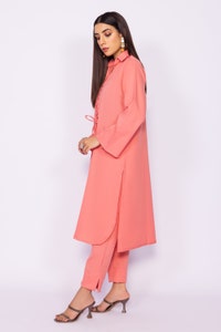 UAE -Studio Collection Dyed Shirt And Trouser WGK-CGS-DY-2262