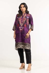 UAE -Charmeuse Silk Printed Shirt WGK-CHS-DP-2534