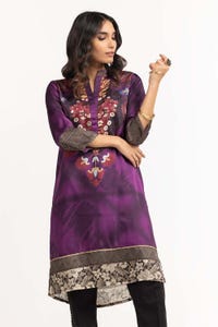 UAE -Charmeuse Silk Printed Shirt WGK-CHS-DP-2534