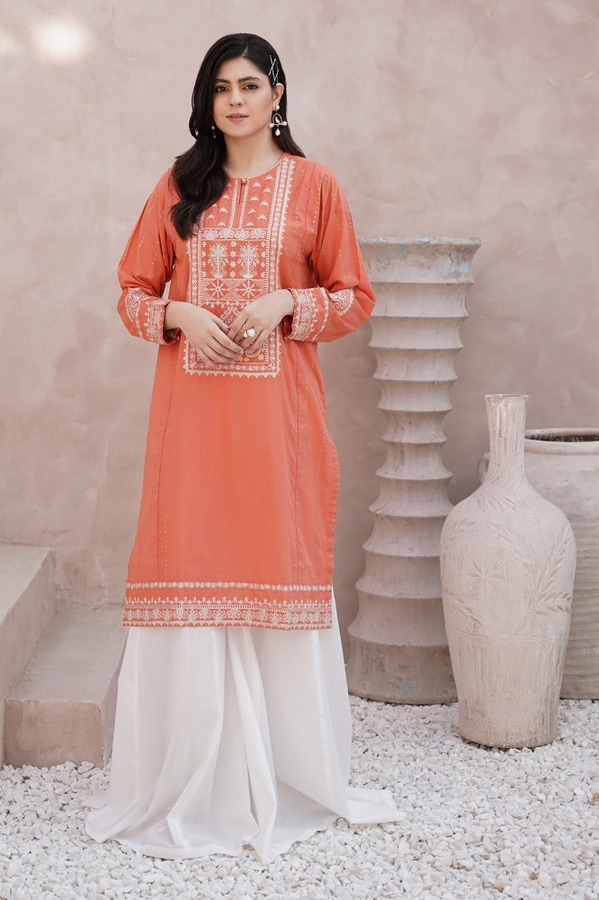 UAE -Cambric Dyed Embroidered Shirt WGK-CMS-DE-1212
