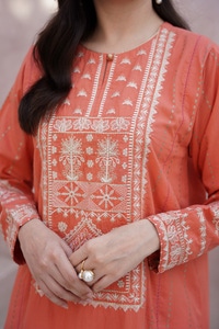 UAE -Cambric Dyed Embroidered Shirt WGK-CMS-DE-1212