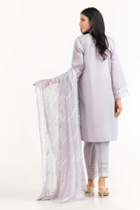 UAE -Needle Craft Cambric Dyed Embroidered Shirt And Trouser With Dupatta WGK-CMS-DE-1633
