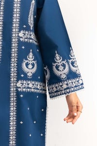 UAE -Cambric Dyed Embroidered Shirt And Trouser With Dupatta WGK-CMS-DE-2231