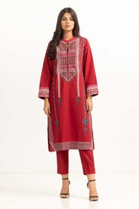 UAE -Cambric Block Printed Shirt And Trouser WGK-CMS-DE-2385