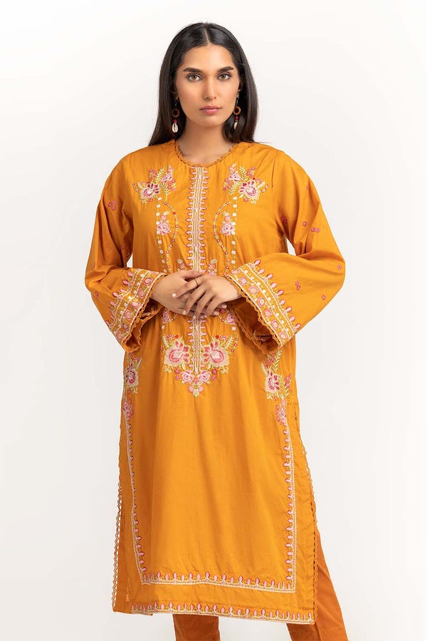 UAE -Cambric Dyed Embroidered Shirt And Trouser WGK-CMS-DE-2801