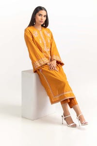 UAE -Cambric Dyed Embroidered Shirt And Trouser WGK-CMS-DE-2801