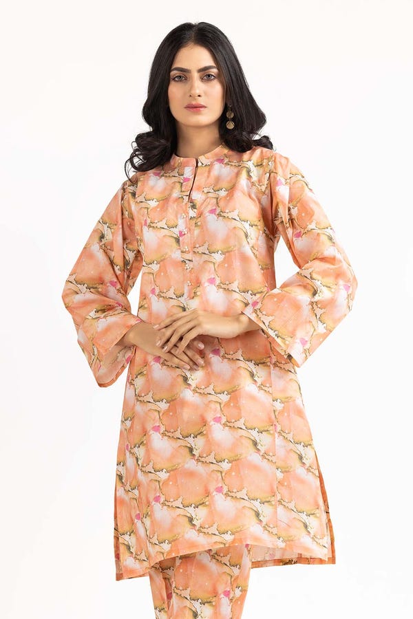 UAE -Printed Melody Lawn Printed Shirt WGK-CMS-DP-2634