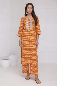 UAE -Lawn Printed Embroidered Shirt WGK-CMS-DP-2639
